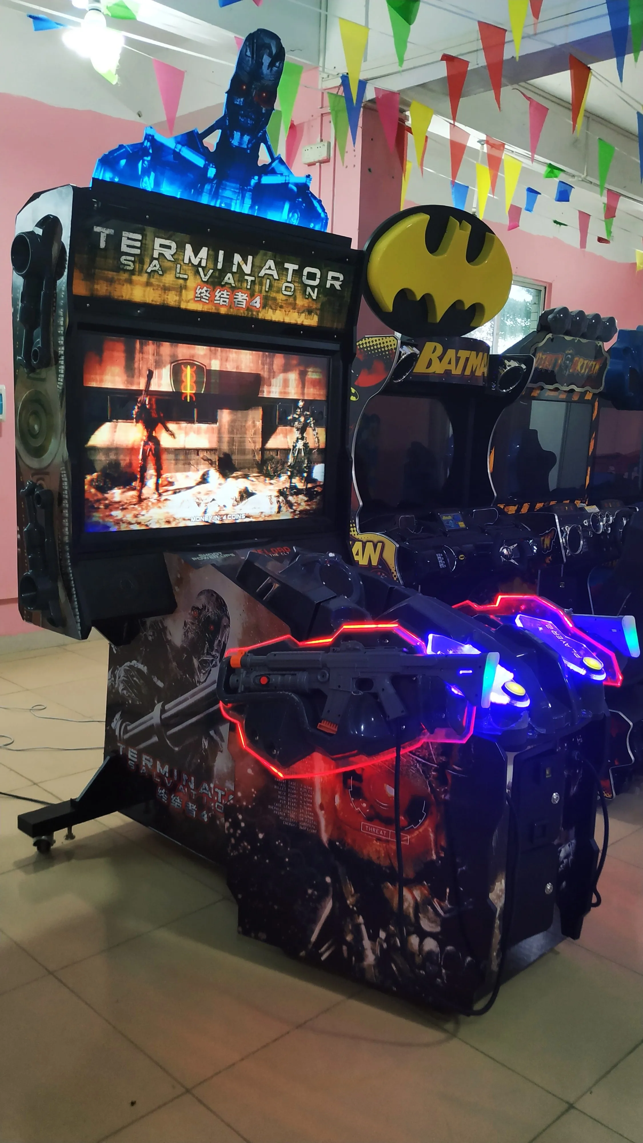Coin Operated Terminator Salvation Game Gun Shooting Gun Game Machine Arcade Game Machine