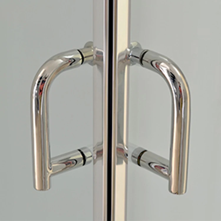 Hotel Apartment Sliding Square Shower Box With Frame Tempered Glass Shower Enclosure