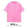 Distressed rose red