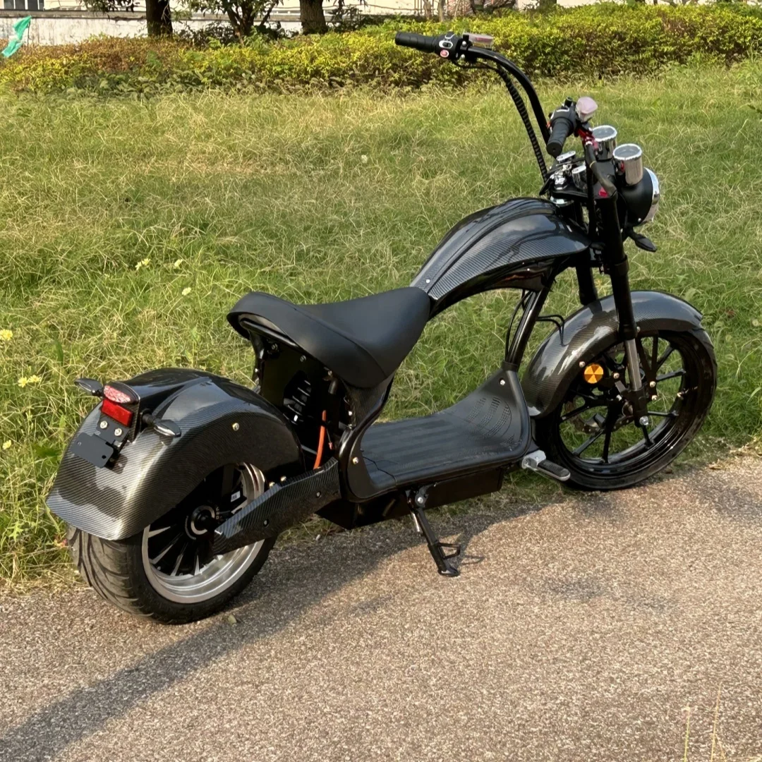 Citycoco Electric Motorcycle Citycoco Harley Davidson M1 Black Fat