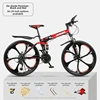Six-blade wheel - black and red
