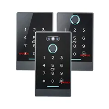 Full Touch Screen Keypad Rfid Waterproof Ttlock Bluetooth Face Fingerprint and Card Access Control Keypad