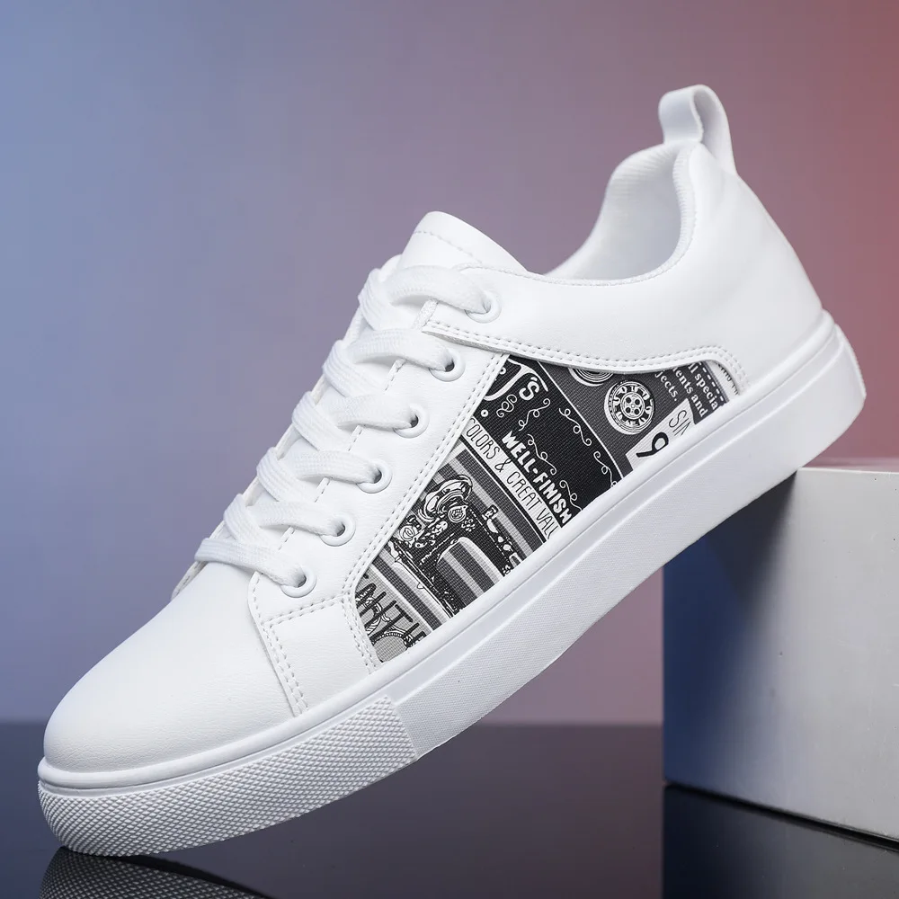 24SS● ●MALMO  SNEAKERS 男女兼用 人気 graffiti paint leather lace-up sneakers shoes 男女兼用 ユニ