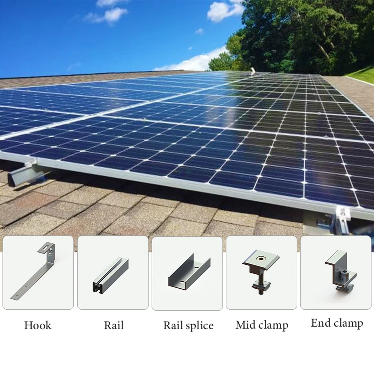 Asphalt Roof Tiles Solar Panel Mounting Bracket & Hook OEM | Wholesale