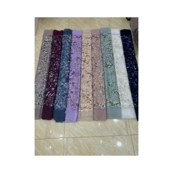 Good Price Lace Flower Fabric Embroidery Flowered Pink Lace