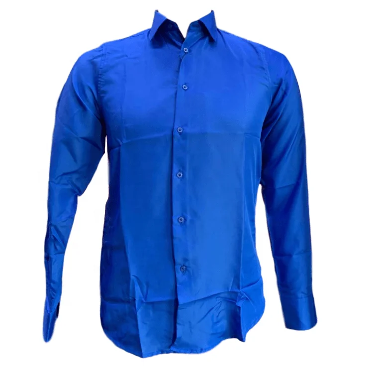 Camisa De Vestir Azul Oscuro De Algodón A Medida Para Hombre,Nueva Moda De  Fiesta De Calidad De Exportación A La Moda - Buy Camisa De Hombre De Color  Sólido,Camisa Cos Caballero Jack,Camisas