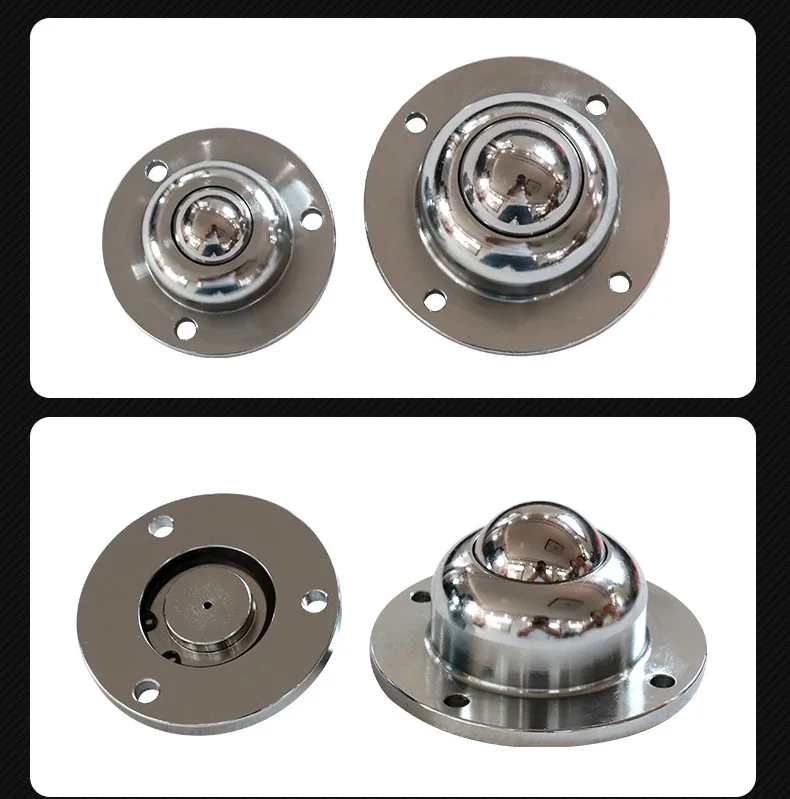 IA19 IA25 IA38 series  Heavy Duty flange Ball Transfer Unit  Bearing System Conveyor Equipment industrial caster universal wheel