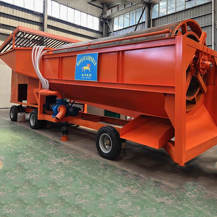 Mining Rotary Gold Gravel Trommel Drum Screen for Sandstone Mineral Equipment