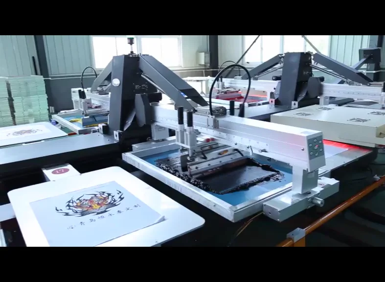 16 Colors Automatic Oval Screen Printing Machine