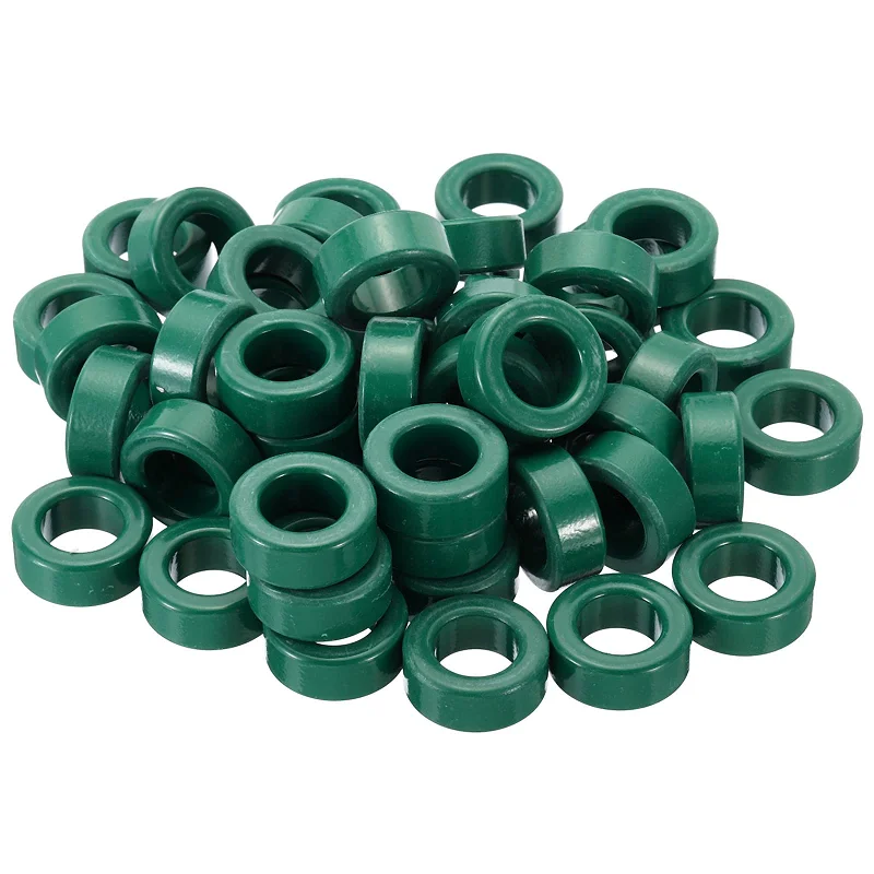 MnZn PC40 Ferrite Toroids Green Coating High Conductivity Ferrite Core Ui2300 for Power Inductor