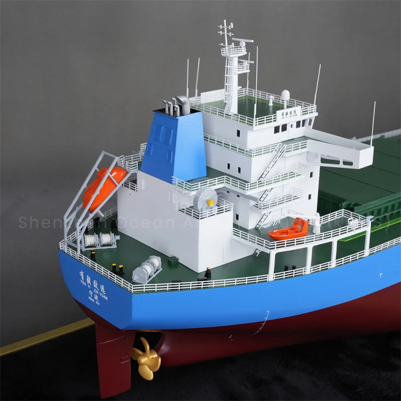 Our bulk carriers model, custom-made for Cochin Shipyard LTD, is built with strict scale restoration, including precise boat draft model, complete ship measurements model and engraved ship name. Made of high-grade materials with exquisite craftsmanship, it fully replicates hull lines, superstructure and deck details. Suitable for shipyard exhibitions, technical displays, corporate gifts and office ornaments. Customizable size, color and marking; stable production and ideal for shipping, shipbuilding and offshore enterprises.Amber@vesselmodel.com Tel: +86 18038048785