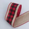 Red & Black in Center-6.3cm, 10 Yards Per Roll