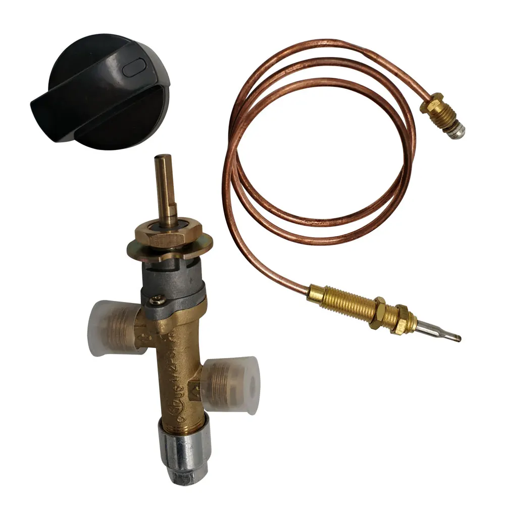 Propane lpg Gas Fire Pit Control Safety Valve Flame Failure Device Cock Gas Heater Valve with Thermocouple and Knob
