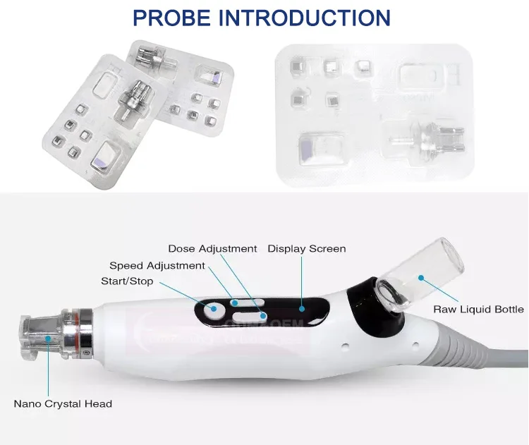 Water Meso Injection Gun/ Portable EMS No Needle Mesotherapy / Vacuum Mesotherapy Anti Wrinkle Removal