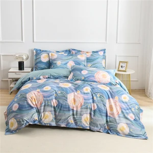 Designer Custom Print Bedding 3D Duvet Cover Set King Size Bedsheets Sets Cotton