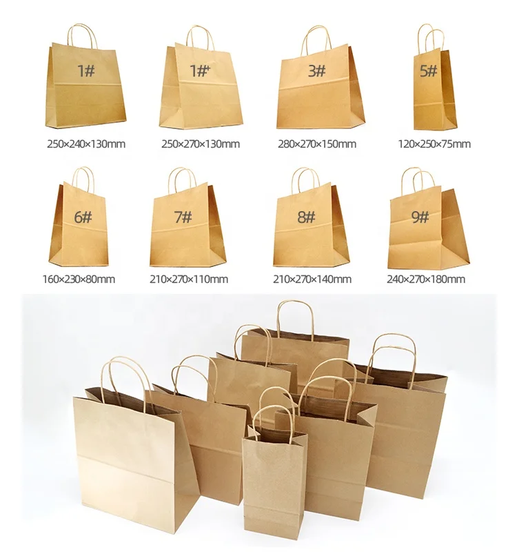 Custom Printed Biodegradable Gift Shopping Bags With Handle,Packaging ...