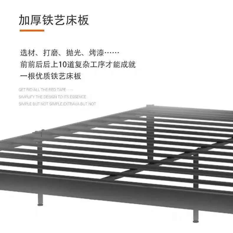 Made in china Antique traditional style old time Metal fram Iron bed for home