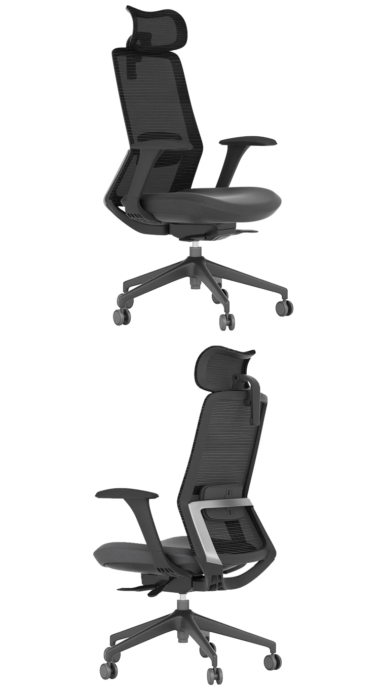 High Back Mesh Swivel Computer Desk Boss Chair details