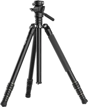 SmallRig CT150 Travel Video Tripod Kit, 360 Swivel and 90 / -70 Tilt, Max Load 3kg / 6.6lb for Cameras, DSLR - 4937
