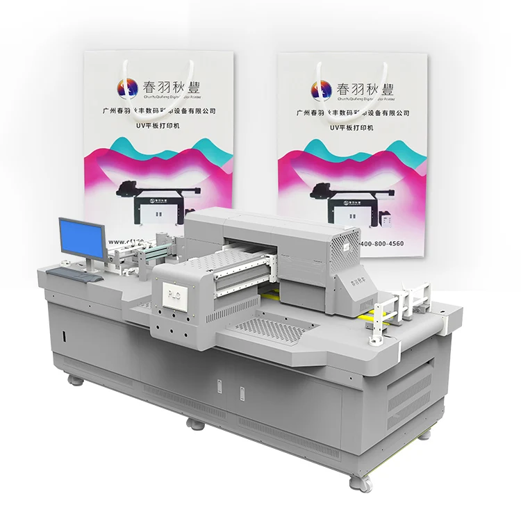 UV Flatbed One Pass Printing Machine Direct Inkjet Single Pass UV Digital Printer for Wooden Board