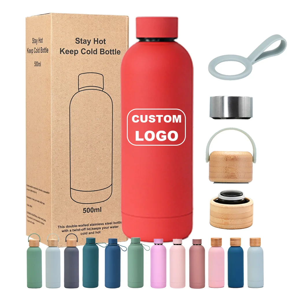 Thermos, 500ml Stainless Steel Water Bottle, Double Wall Vacuum Insulated  Hot/cold Bottle Bpa Free And Eco-friendly, Red