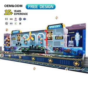 Super Mario Wall Obstacle Challenge Indoor Playground Park Equipment for Commercial Kids Play Area Interactive Climbing Wall