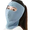 Protector de cuello azul lago