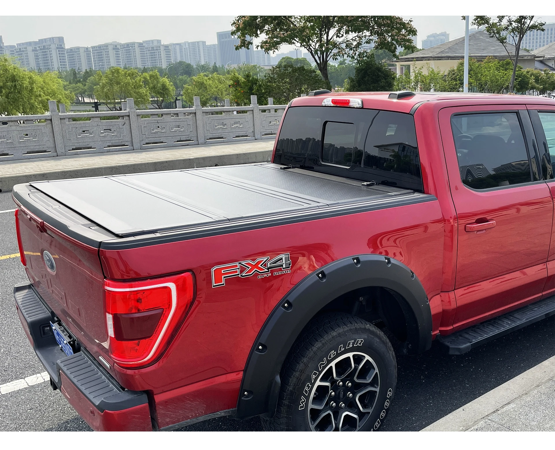 Kscauto Hl Series Hard Trifold Low Profile Truck Bed Pickup Tonneau Cover For Chevy Silverado