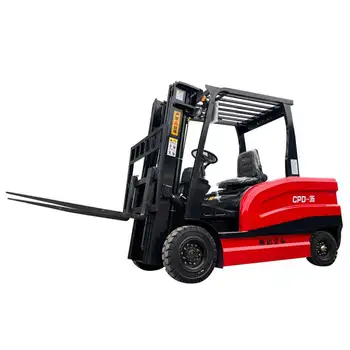 Free Shipping Electric Forklift 1 Ton 1.5 Tons 2 Handling Elevated Battery Loading Unloading Truck Forklifts Battery Four Wheel