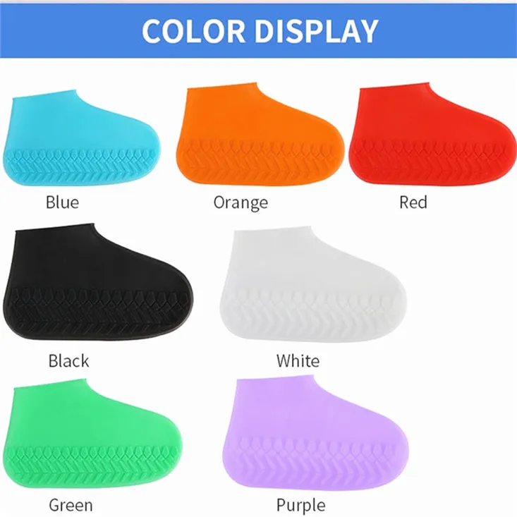 M219 Оптовая акция противоскользящая многоразовая резиновая черная силиконовая крышка для обуви с защитой от дождя и снега с пользовательским логотипом