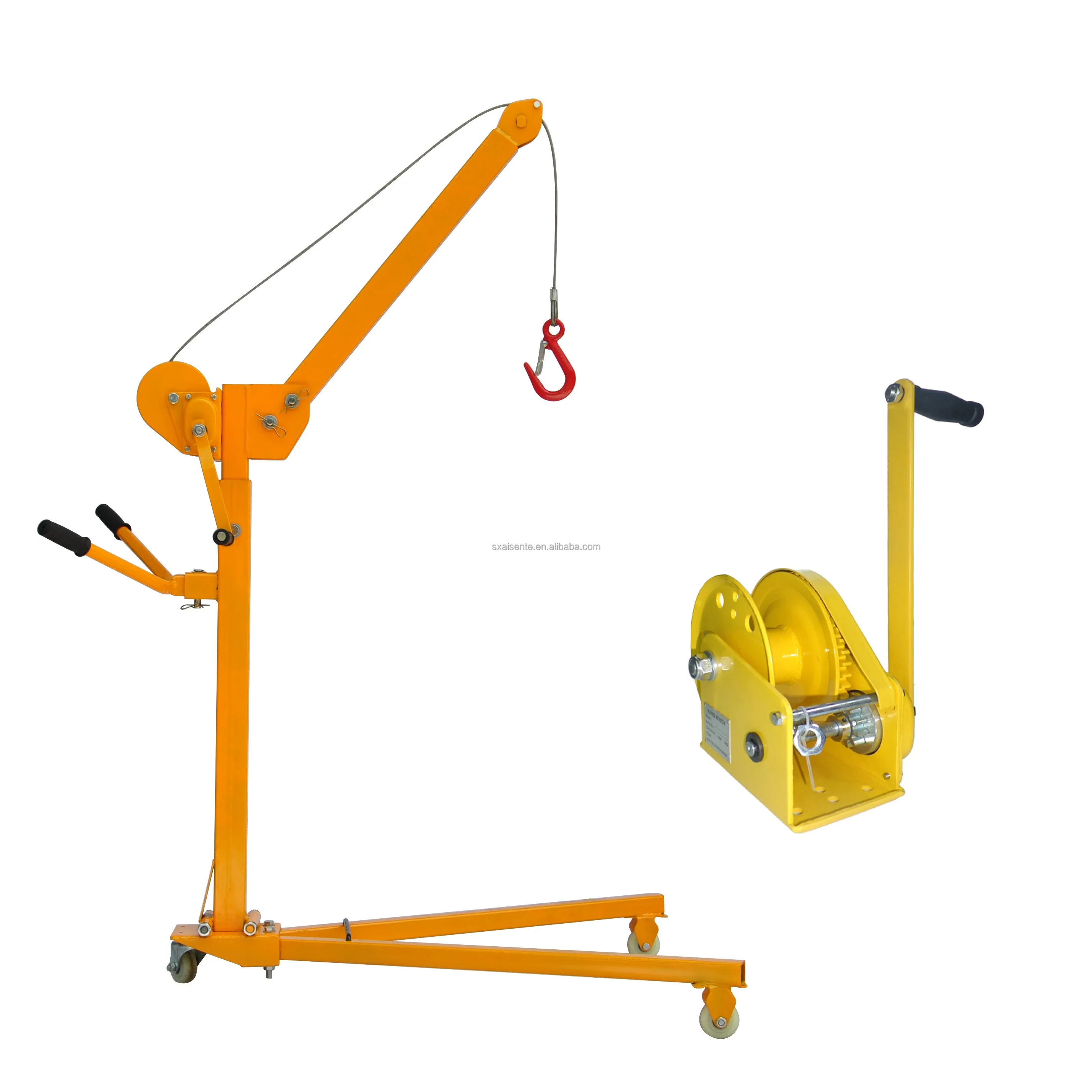200kg 300kg 500kg 1ton Mobile Mini Crane Portable Small Lift Floor