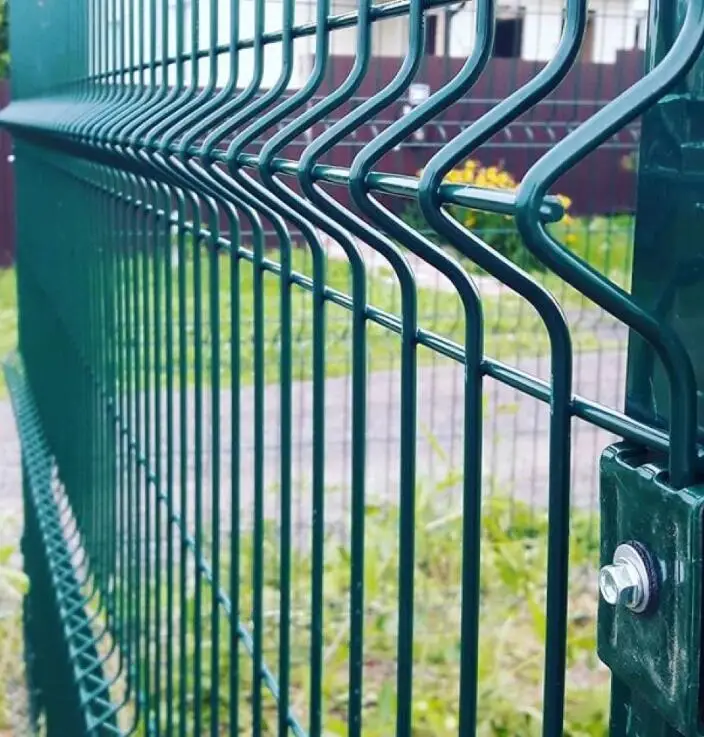 3D сварная проволочная ограда Коммерческая панель с хорошим порошковым покрытием в европейском стиле металлическая ограда