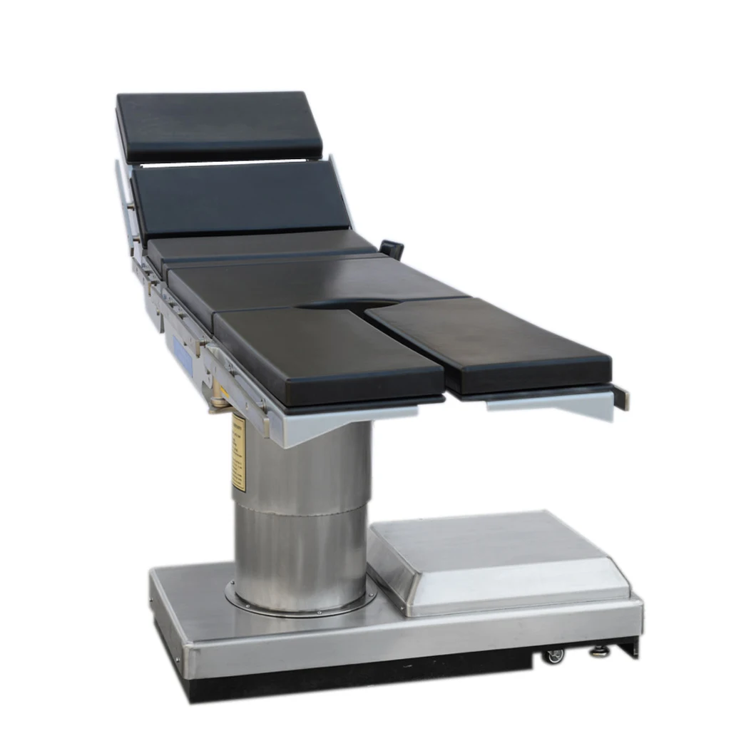 High Load Capacity Medical Hydraulic Surgical Console Mechanical Translation Surgical Theatre Bed
