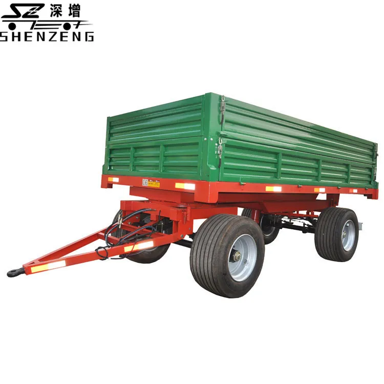 7CX-7 Drawbar Turntable Tractor Dump Trailers 7Ton Trailers