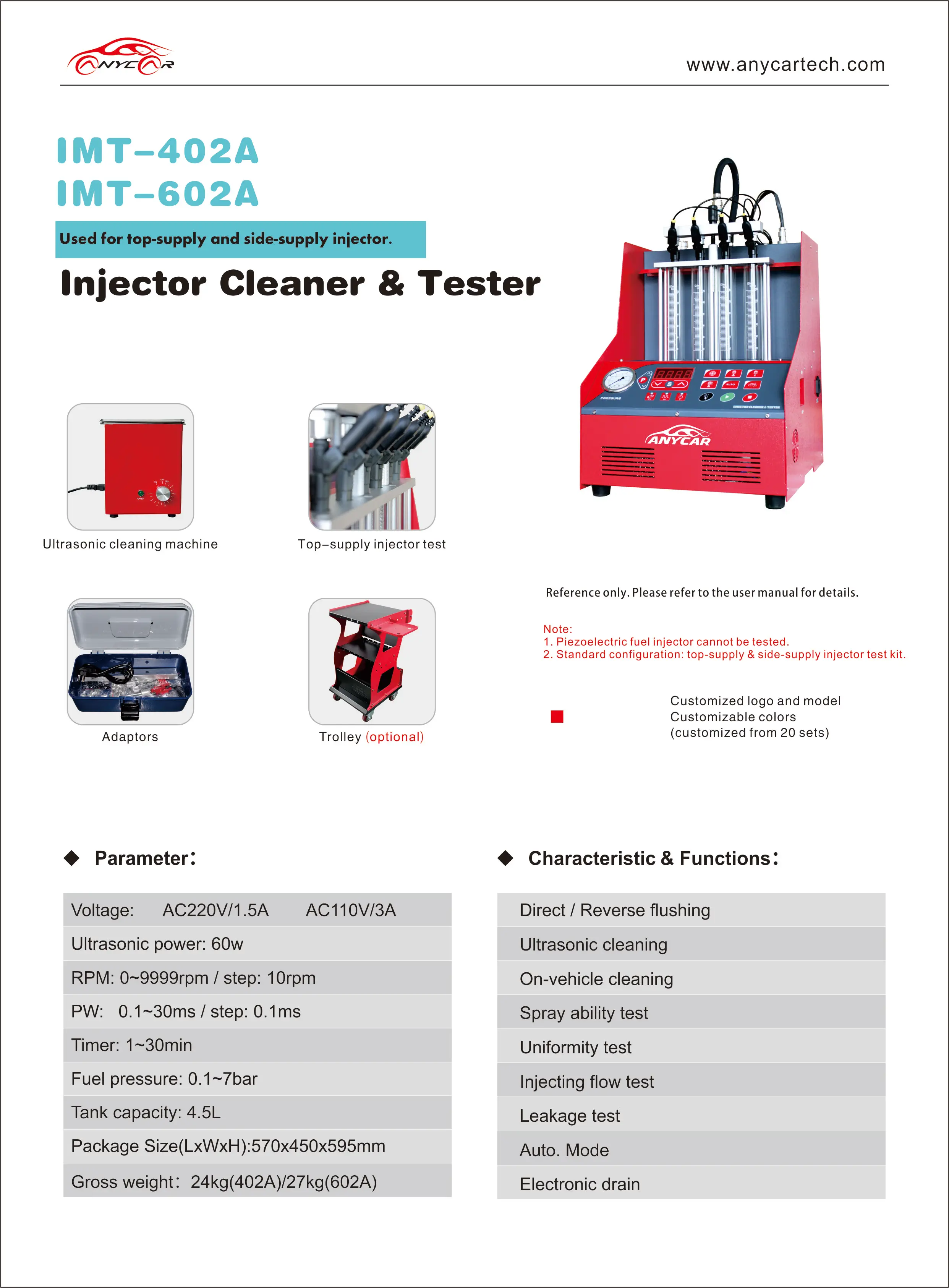 Gdi 608 Automobile Injector Cleaning Machine Ultrasonic Carbon Deposition Removal Gdi Cylinder