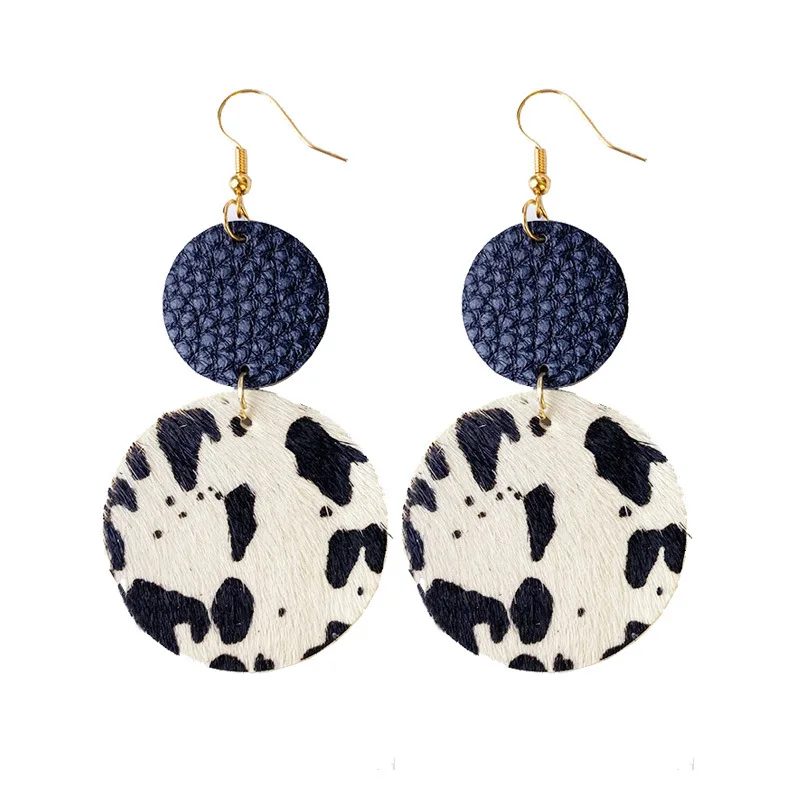 target leather earrings