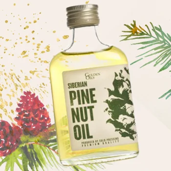 Cold Pressed Virgin Food Grade Edible Pine Nut Oil for Cooking New