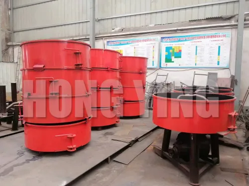 JW350 widely used concrete mixers forced small concrete pan mixer price