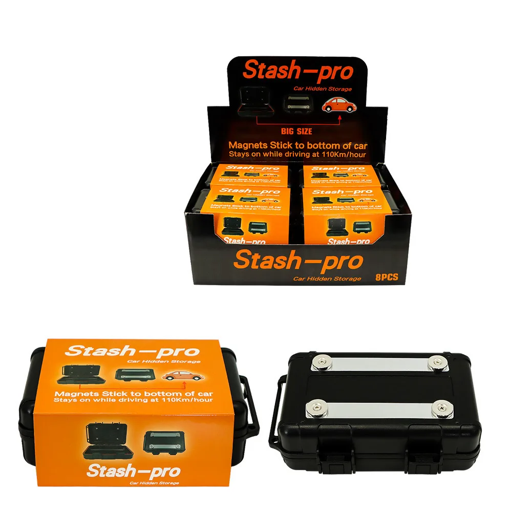 마그네틱 스태시 프로 세이프 카 세이프 박스 스태시 박스 케이스 도구 키트 용기 리틀 중형 대형 자기 흡입 담배 액세서리