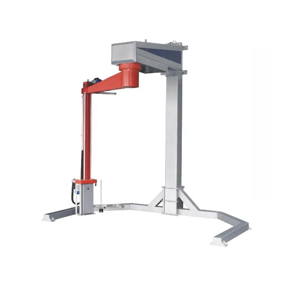 Полностью Автоматическая Механическая упаковочная машина для стрейч-пленки поддонов с вращающимся рычагом и дополнительным