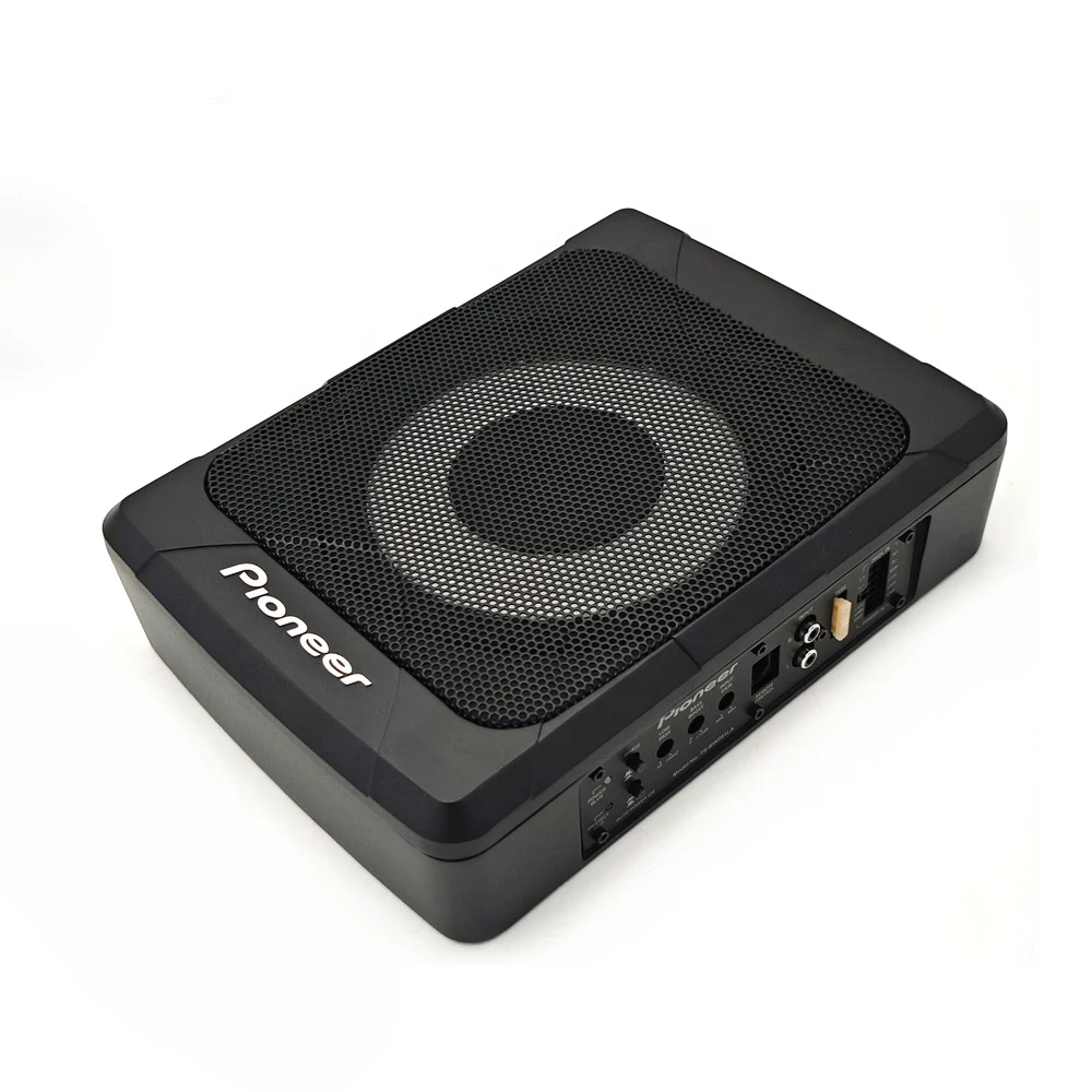 Pioneer TS-BW201LA Speaker Audio mobil, Subwoofer Mobil daya tinggi  ultra-tipis, koil ganda, Speaker Audio meriam kursi 12V 24V voltase