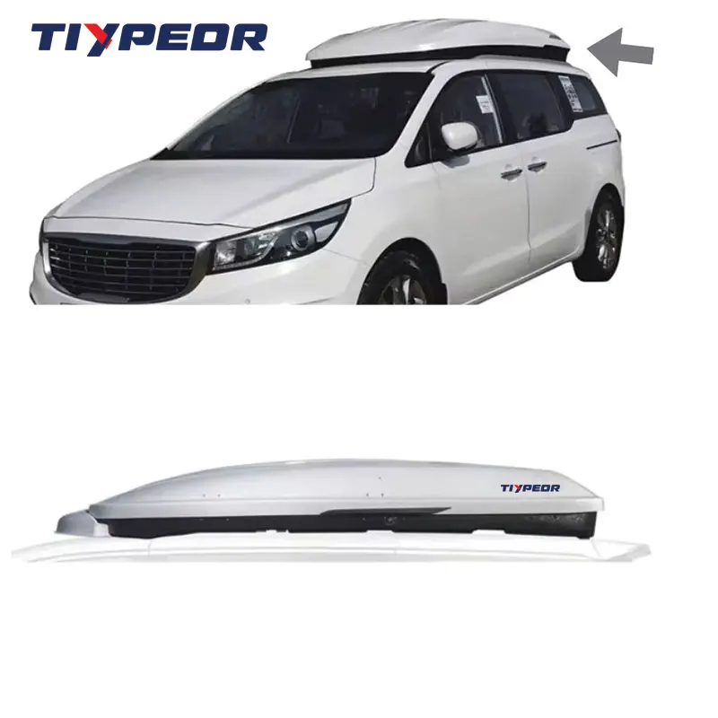 Luggage Bag Storage Roof Box for KIA Carnival 2020 - 2024 2023 2021 OEM ABS Roof Carrier Travel Use Box Roof Rack Tiyepor
