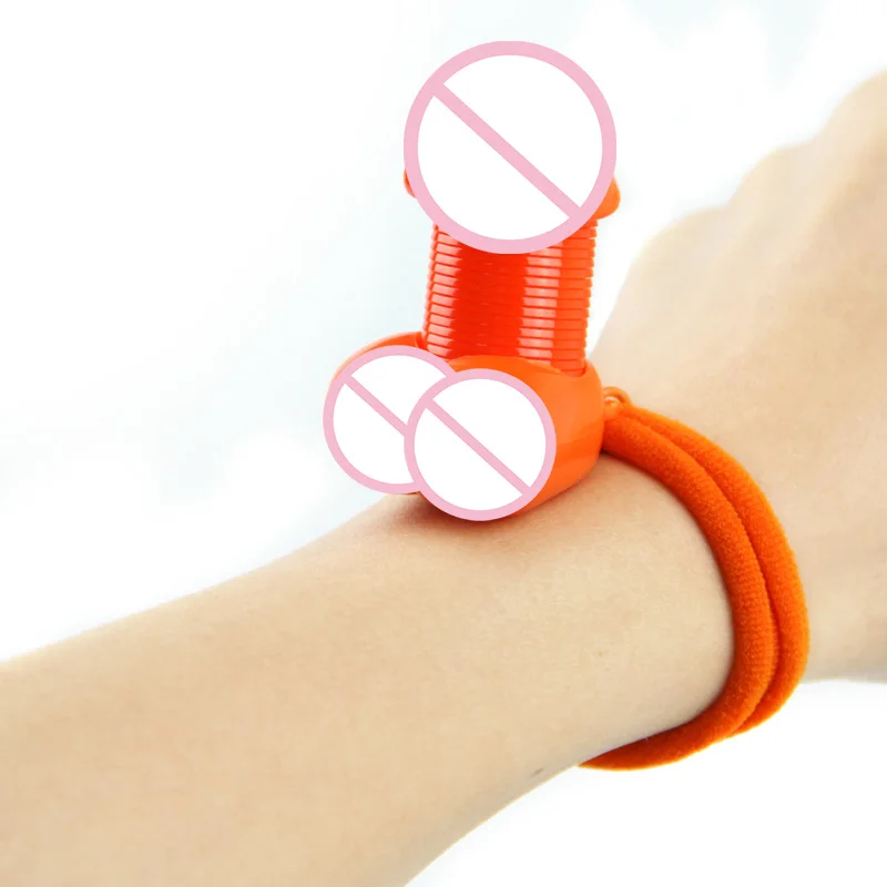 New Product Explosion Popular Design Band Ring Male Genitalia Sex Toys Hair Tie Creative Gift Sexy Male Penis Cock Hair Tie