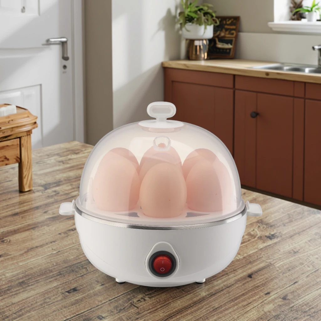 Automatic Single Layer Electric Egg Cooker 220v Power Source Plastic Household Food Cooker