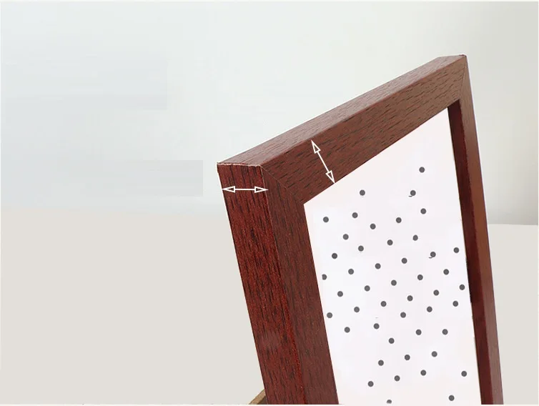 Wholesale Vintage Wall Mounted A4 Solid Wood Picture Frames Creative