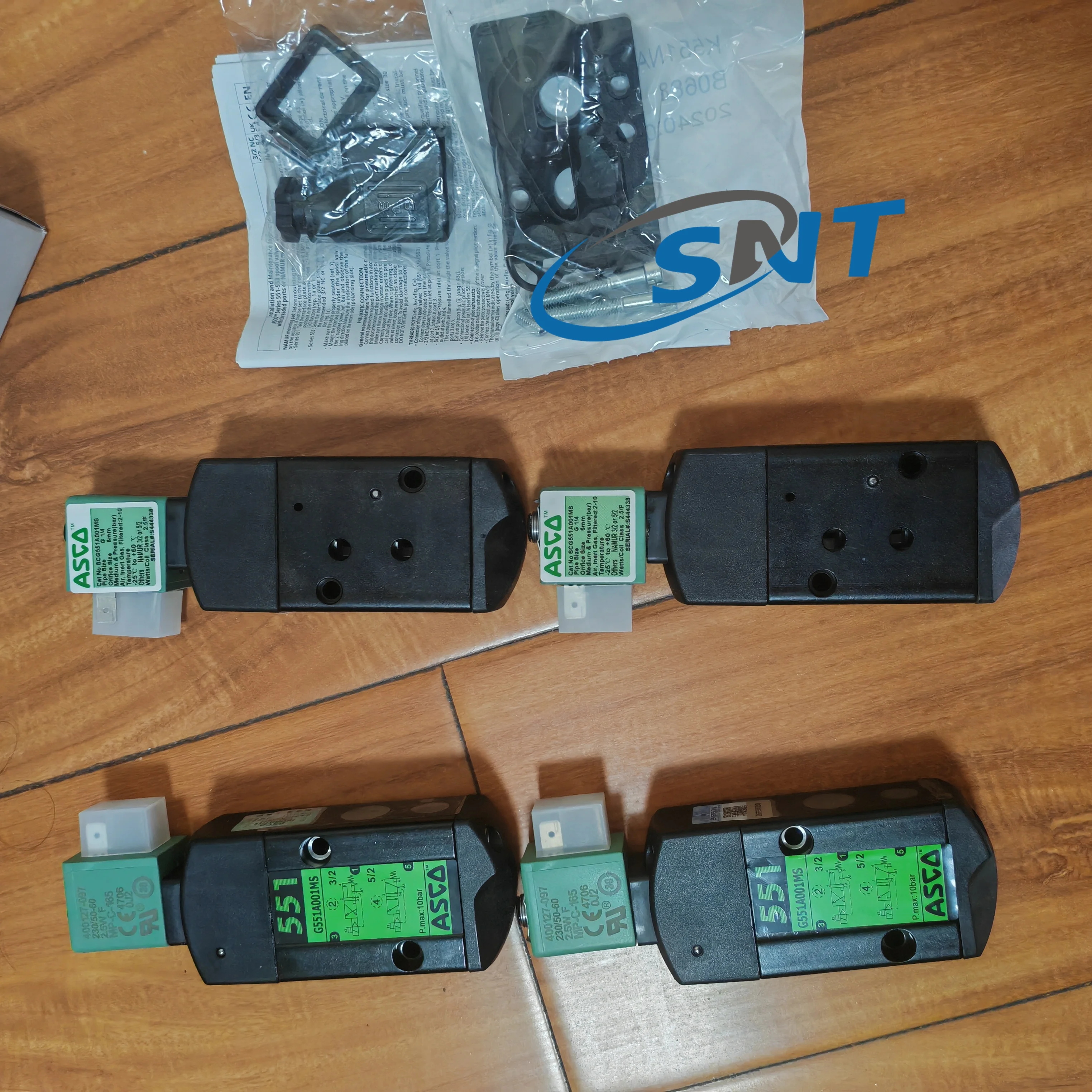 Stock Emerson ASCO Solenoid Valve SCG551A001MS AC/DC 551 Solenoid Spool Valve