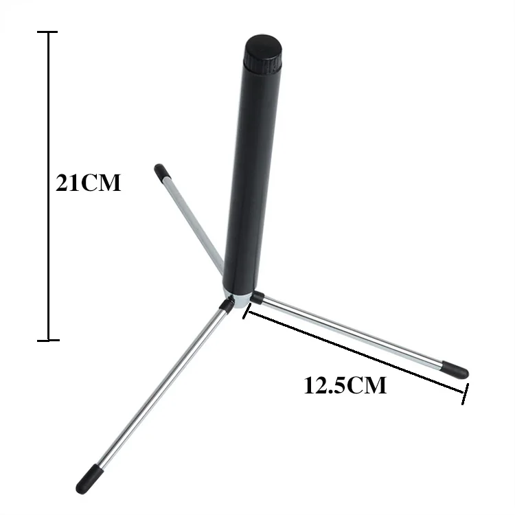 Folded Flute Stand   with 3 legs holds flute stably music stand aperçu 6