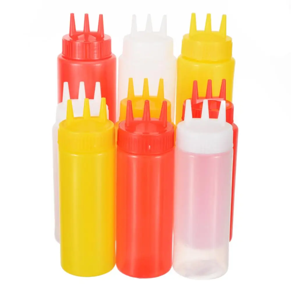 Kitchen Squeeze Condiment Bottle For Salad, Ketchup, Sauce