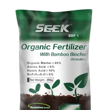 Manufacturer Factory Organic Fertilizer Reduces Chemical Runoff in Farm Land Plant Organic Fertilizer Biochar for Agriculture