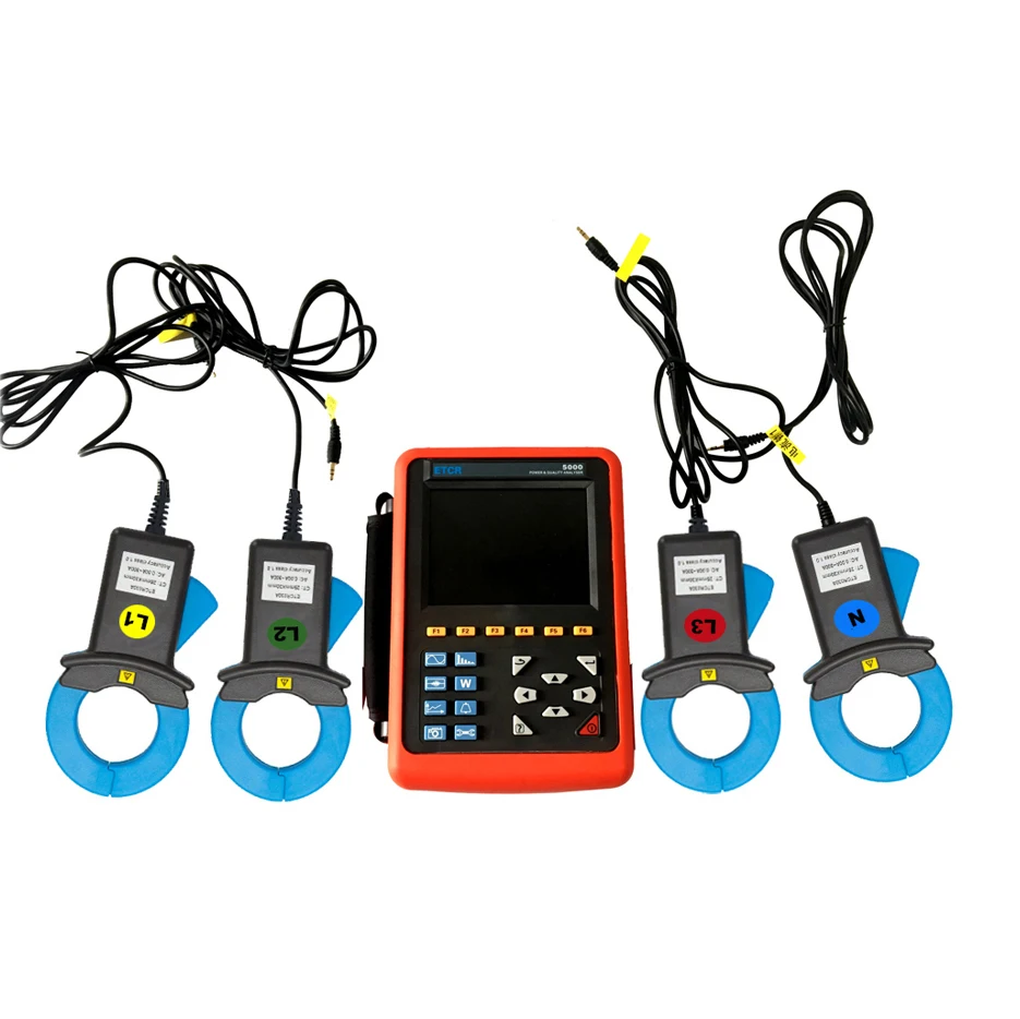 ETCR5000 Digital 3 Phase Power Analyzer Tester with the Power Quality Analyzer Power Monitor